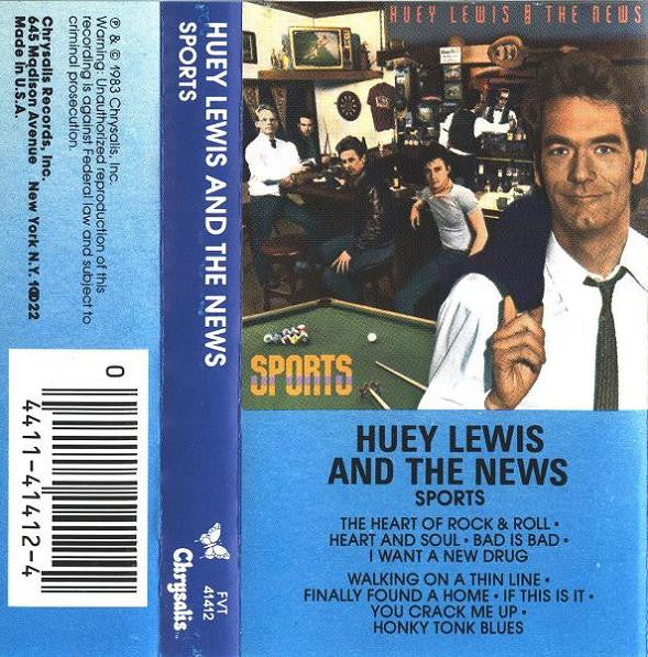 Huey Lewis And The News – Sports Cassette