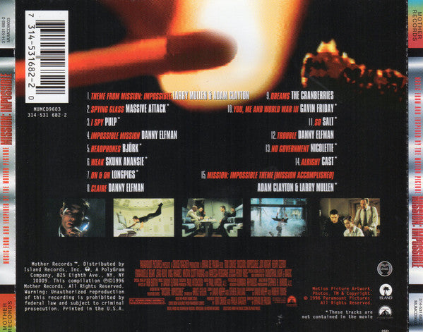Various - Mission: Impossible (Music From And Inspired By The Motion Picture)