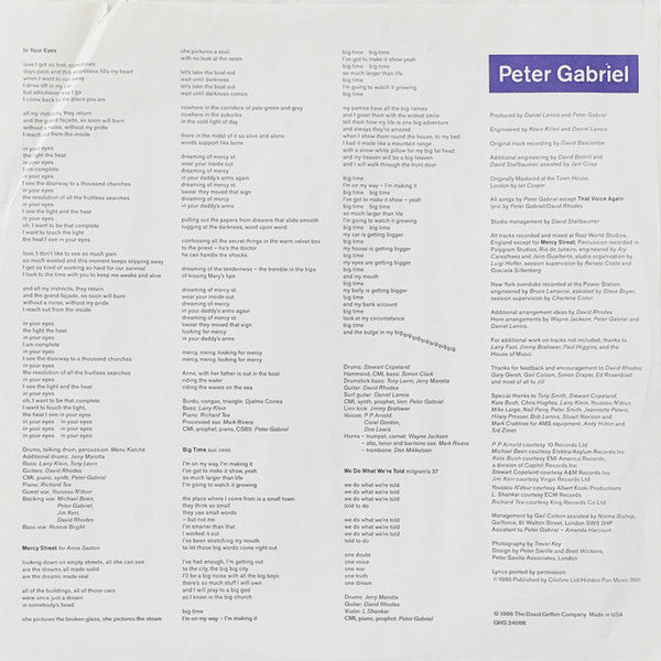 Peter Gabriel - So