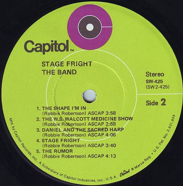 The Band - Stage Fright
