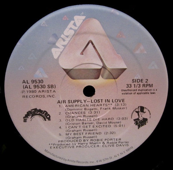 Air Supply - Lost In Love