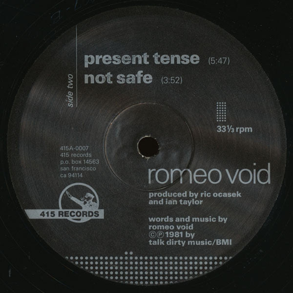 Romeo Void - Never Say Never