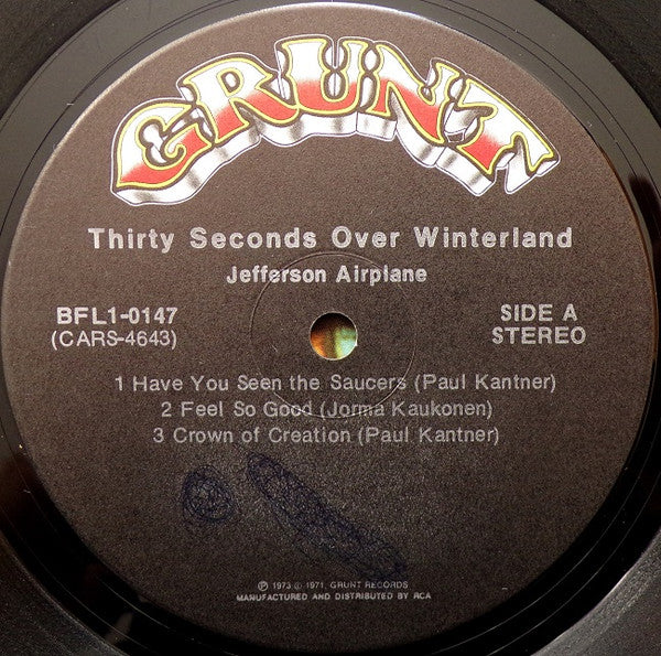 Jefferson Airplane - Thirty Seconds Over Winterland