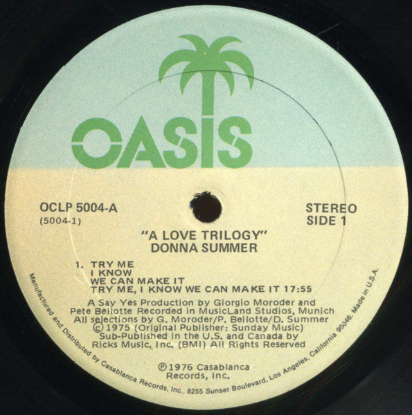 Donna Summer - A Love Trilogy