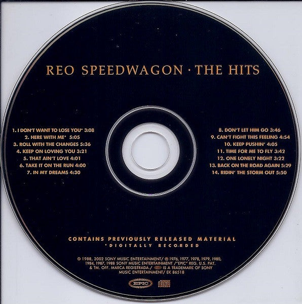 REO Speedwagon - The Hits