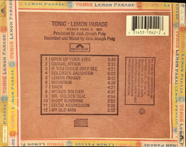 Tonic (2) - Lemon Parade