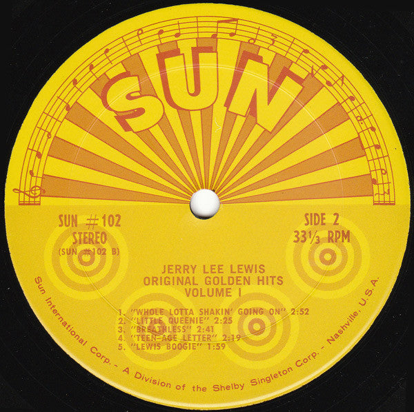 Jerry Lee Lewis - Original Golden Hits - Volume 1