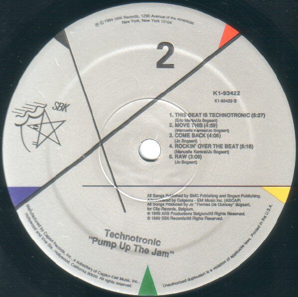 Technotronic - Pump Up The Jam