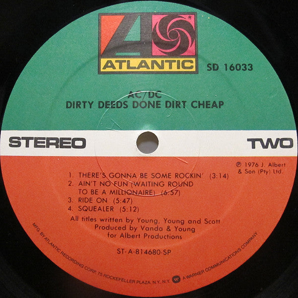 AC/DC - Dirty Deeds Done Dirt Cheap