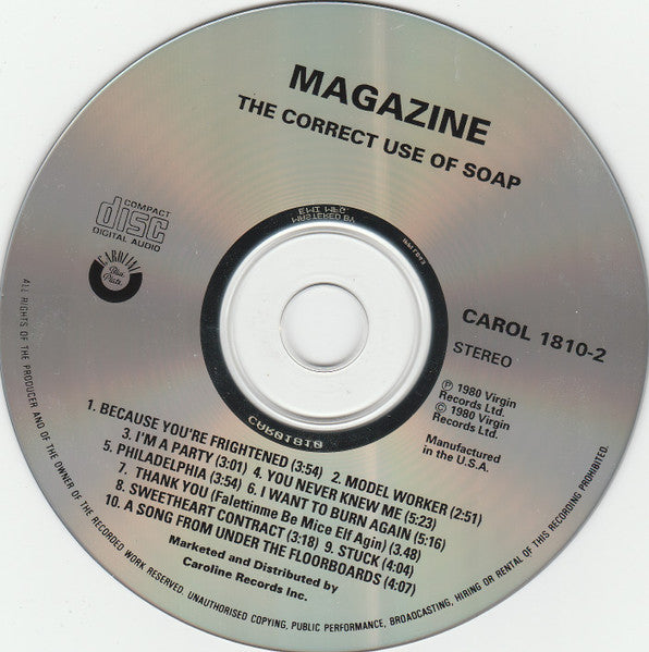 Magazine - The Correct Use Of Soap