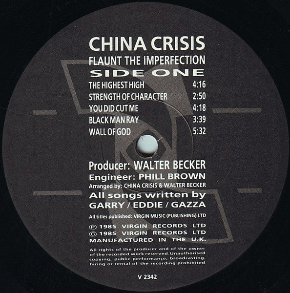China Crisis - Flaunt The Imperfection