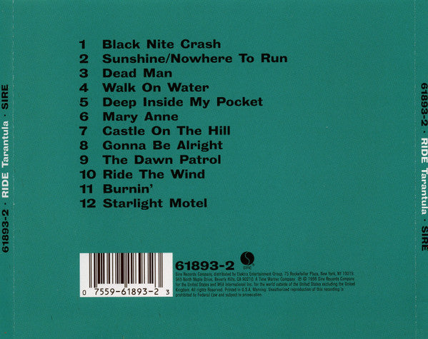Ride - Tarantula