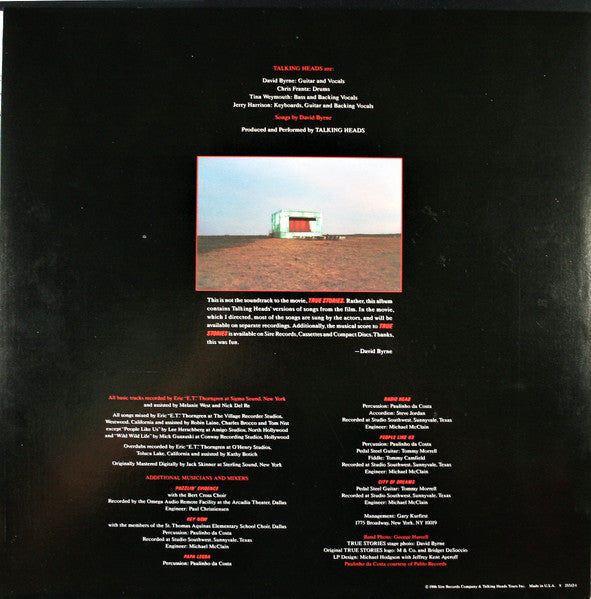 Talking Heads - True Stories