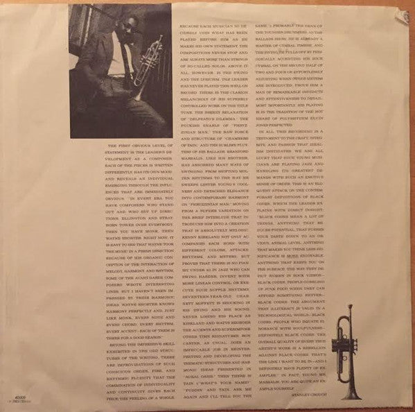 Wynton Marsalis - Black Codes (From The Underground)