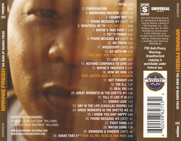 Mannie Fresh - The Mind Of Mannie Fresh