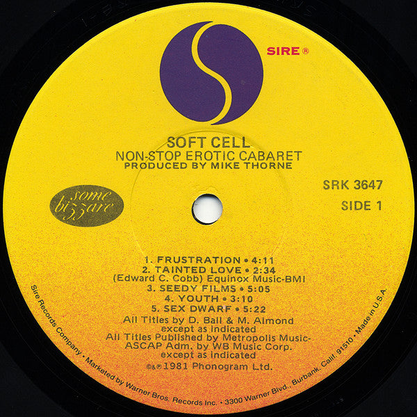 Soft Cell - Non-Stop Erotic Cabaret