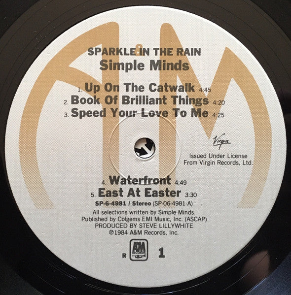 Simple Minds - Sparkle In The Rain