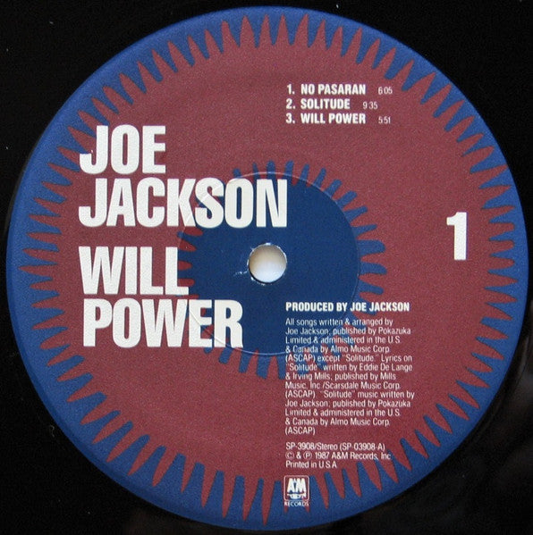 Joe Jackson - Will Power