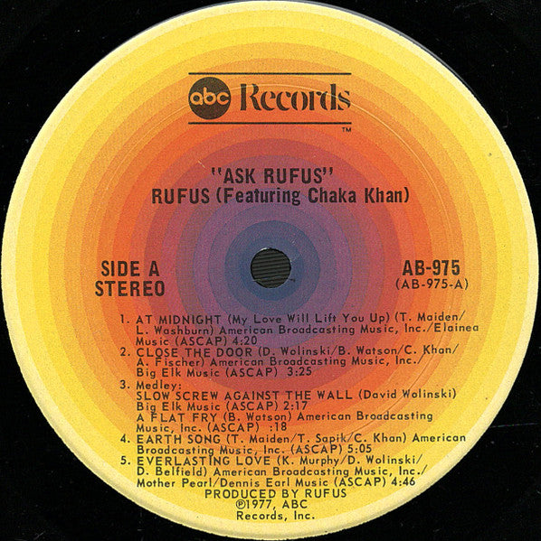 Rufus & Chaka Khan - Ask Rufus