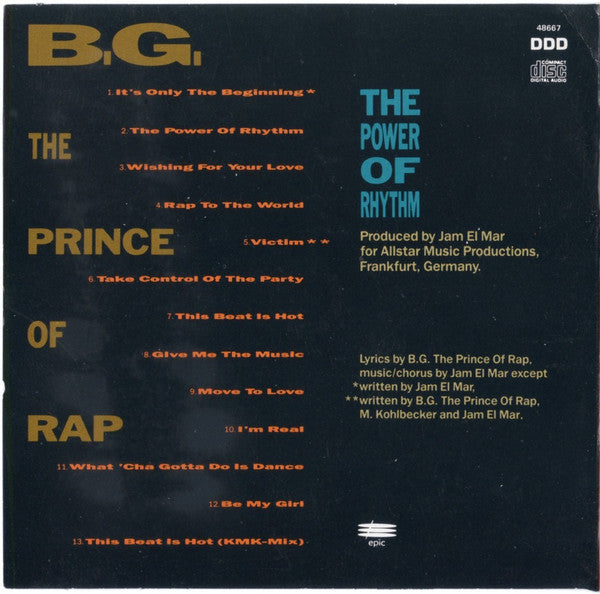 B.G. The Prince Of Rap - The Power Of Rhythm