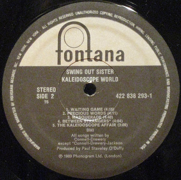 Swing Out Sister - Kaleidoscope World
