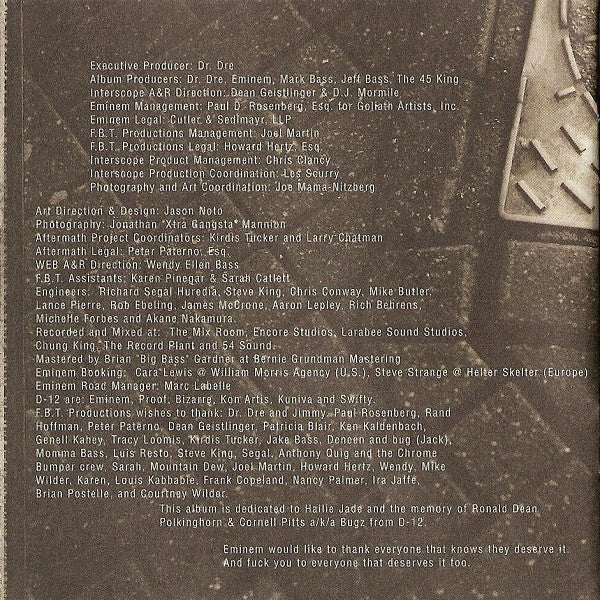 Eminem - The Marshall Mathers LP