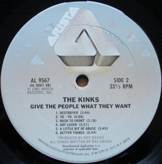 The Kinks - Give The People What They Want