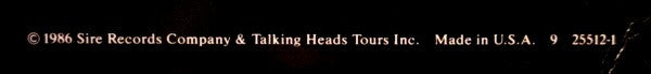 Talking Heads - True Stories