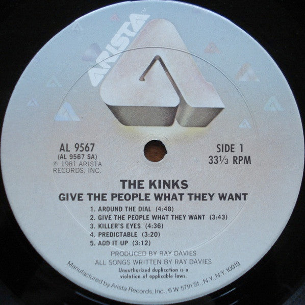 The Kinks - Give The People What They Want