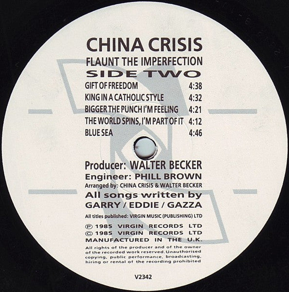 China Crisis - Flaunt The Imperfection