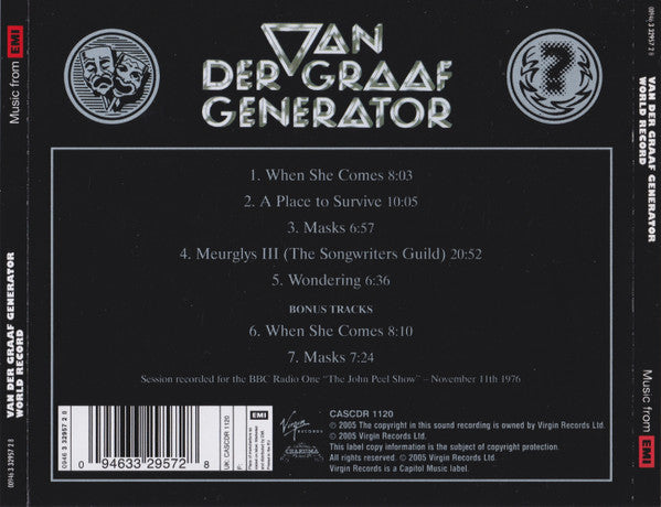 Van Der Graaf Generator - World Record
