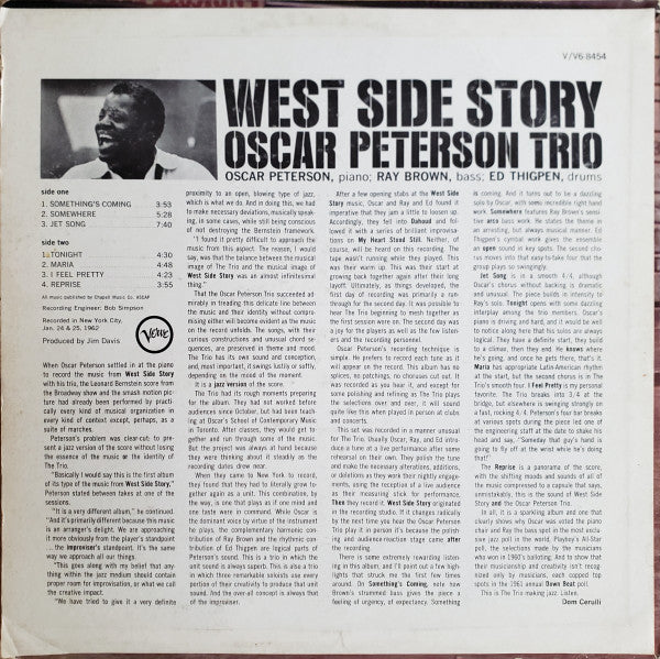 The Oscar Peterson Trio - West Side Story