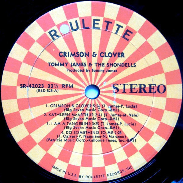 Tommy James & The Shondells - Crimson & Clover