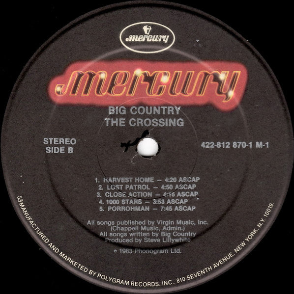 Big Country - The Crossing