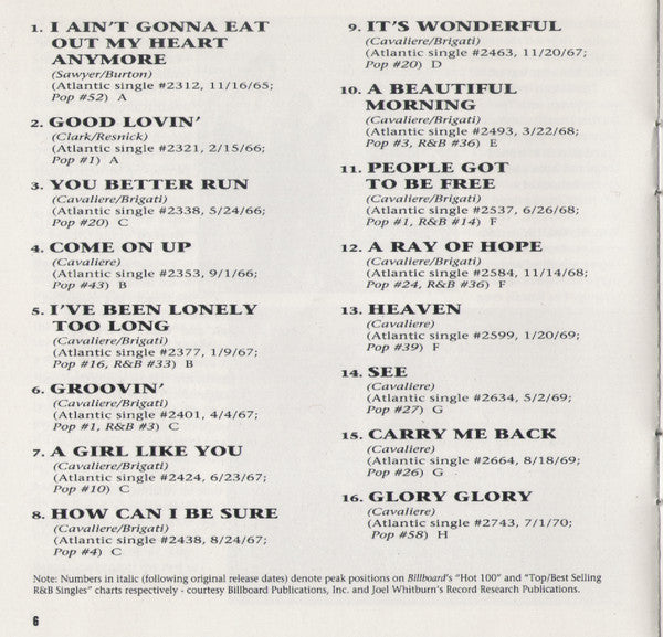 The Rascals - The Very Best Of The Rascals
