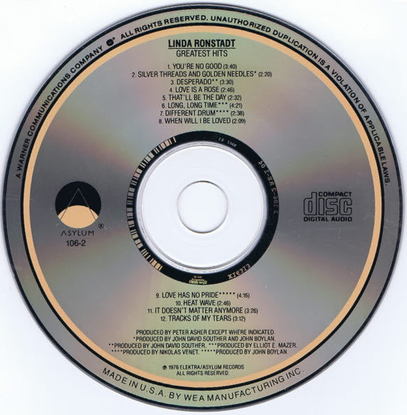 Linda Ronstadt - Greatest Hits