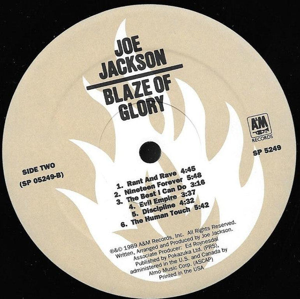 Joe Jackson - Blaze Of Glory