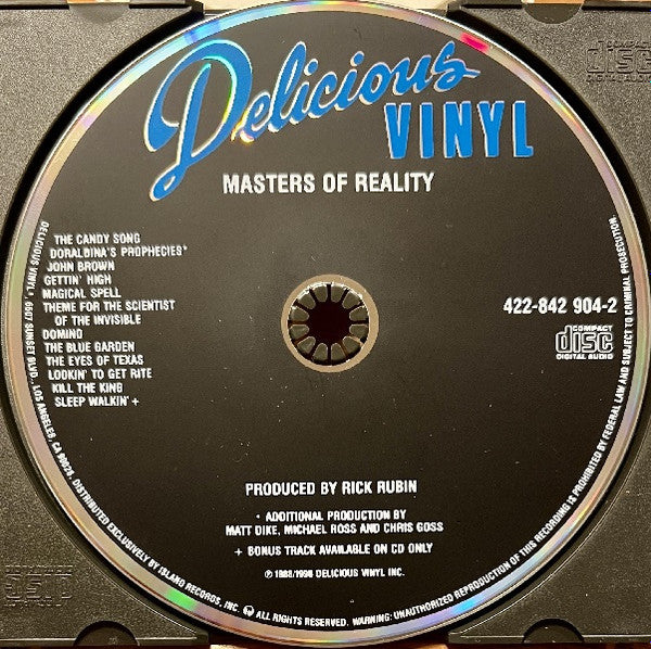 Masters Of Reality - Masters Of Reality