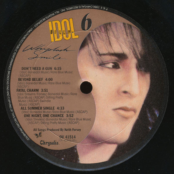 Billy Idol - Whiplash Smile