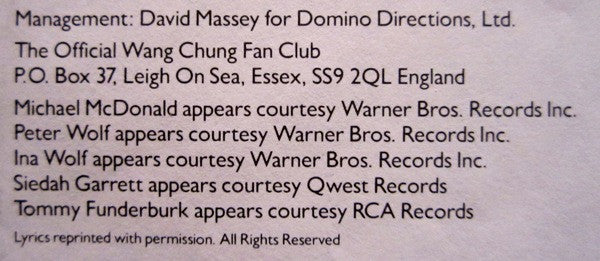 Wang Chung - Mosaic