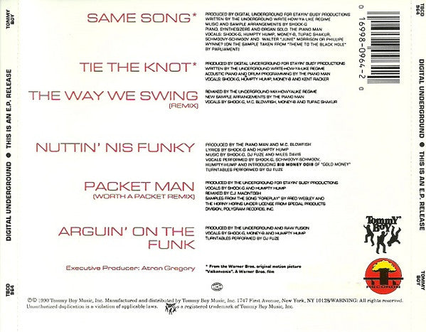 Digital Underground - This Is An E.P. Release