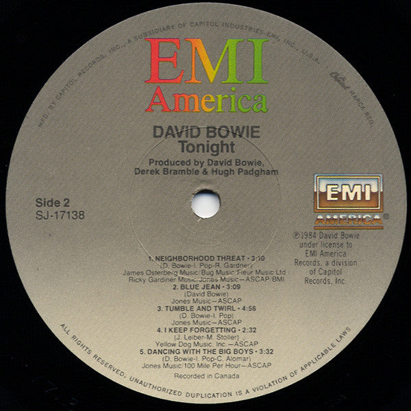 David Bowie - Tonight