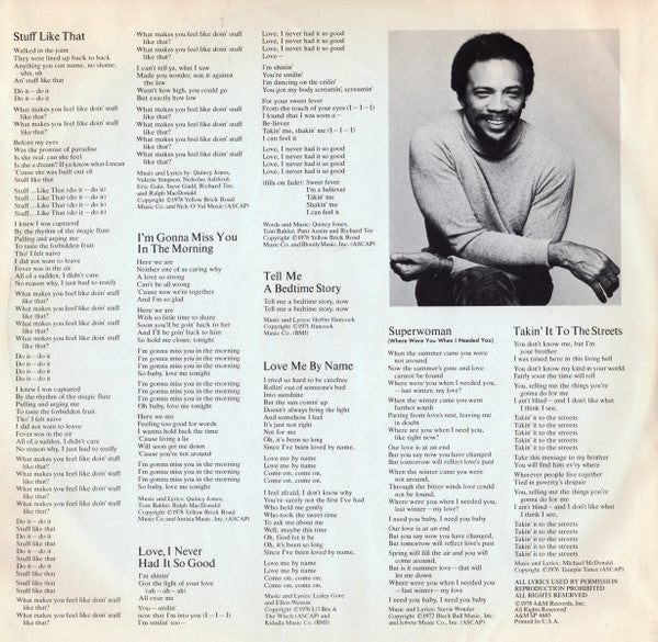 Quincy Jones - Sounds ... And Stuff Like That!!