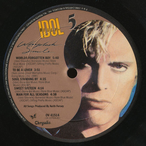 Billy Idol - Whiplash Smile