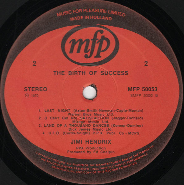 Jimi Hendrix - Birth Of Success