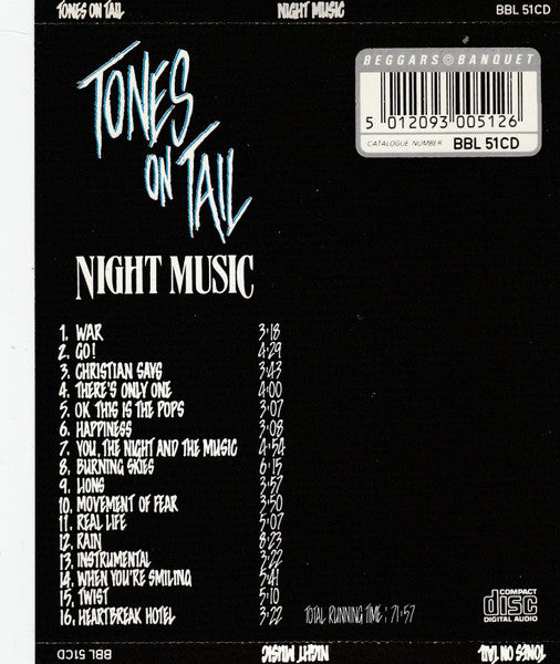 Tones On Tail - Night Music
