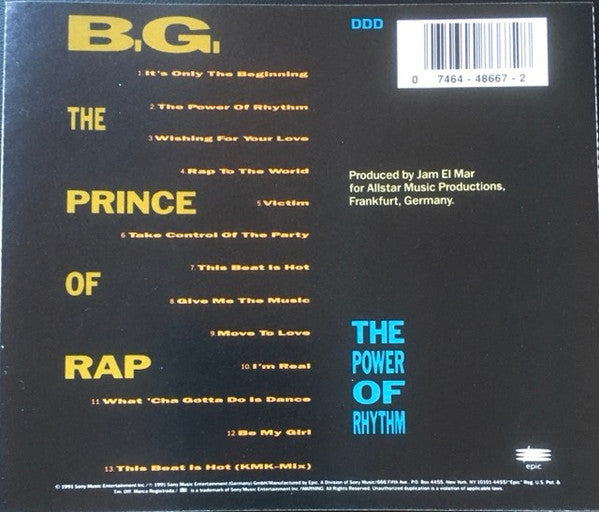 B.G. The Prince Of Rap - The Power Of Rhythm