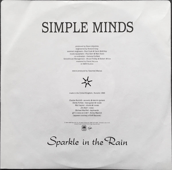 Simple Minds - Sparkle In The Rain