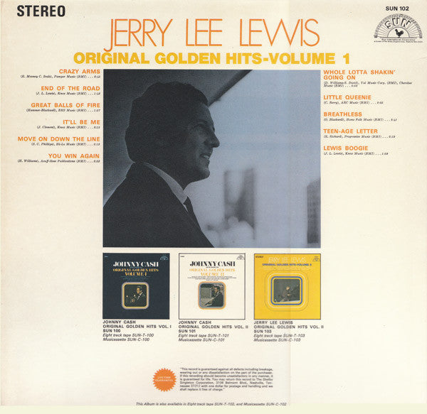 Jerry Lee Lewis - Original Golden Hits - Volume 1