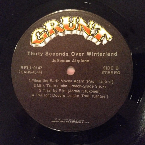 Jefferson Airplane - Thirty Seconds Over Winterland